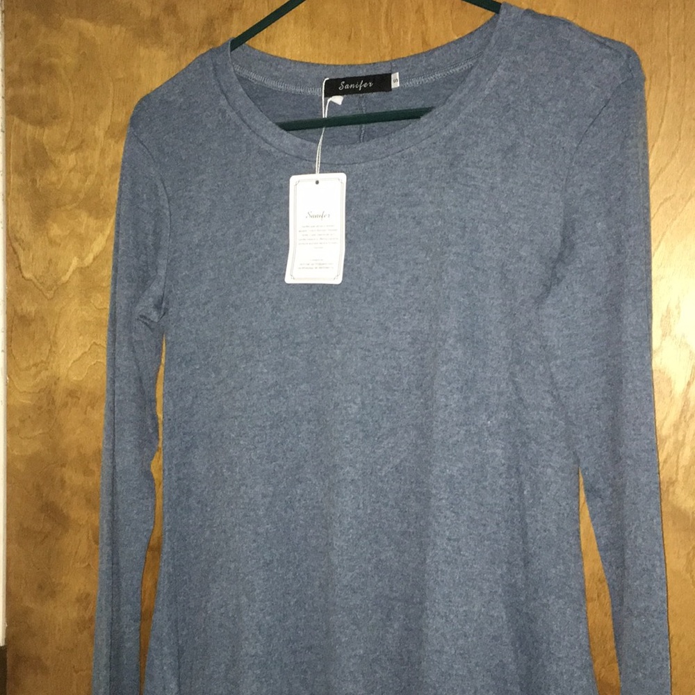 sanifer//navy blue shirt